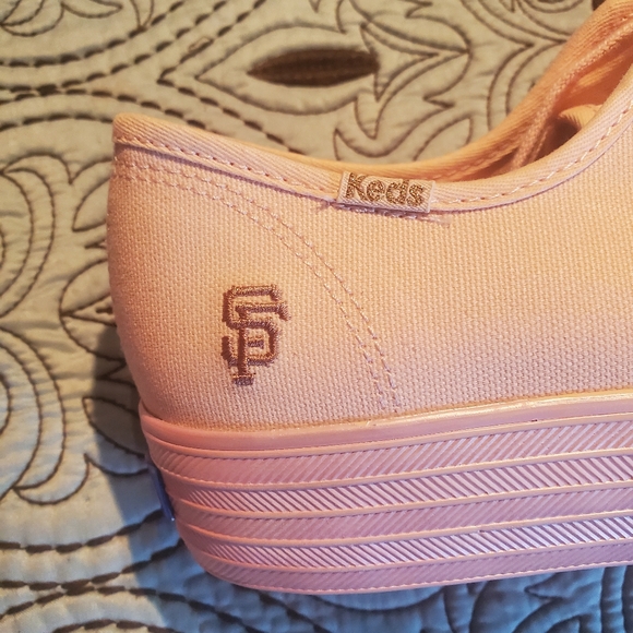 Keds MLB blush triple kick San Francisco Giants sneakers - Picture 3 of 7